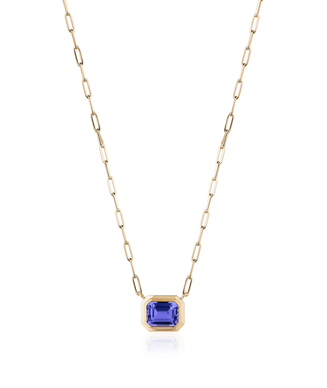 Yellow gold-Tanzanite