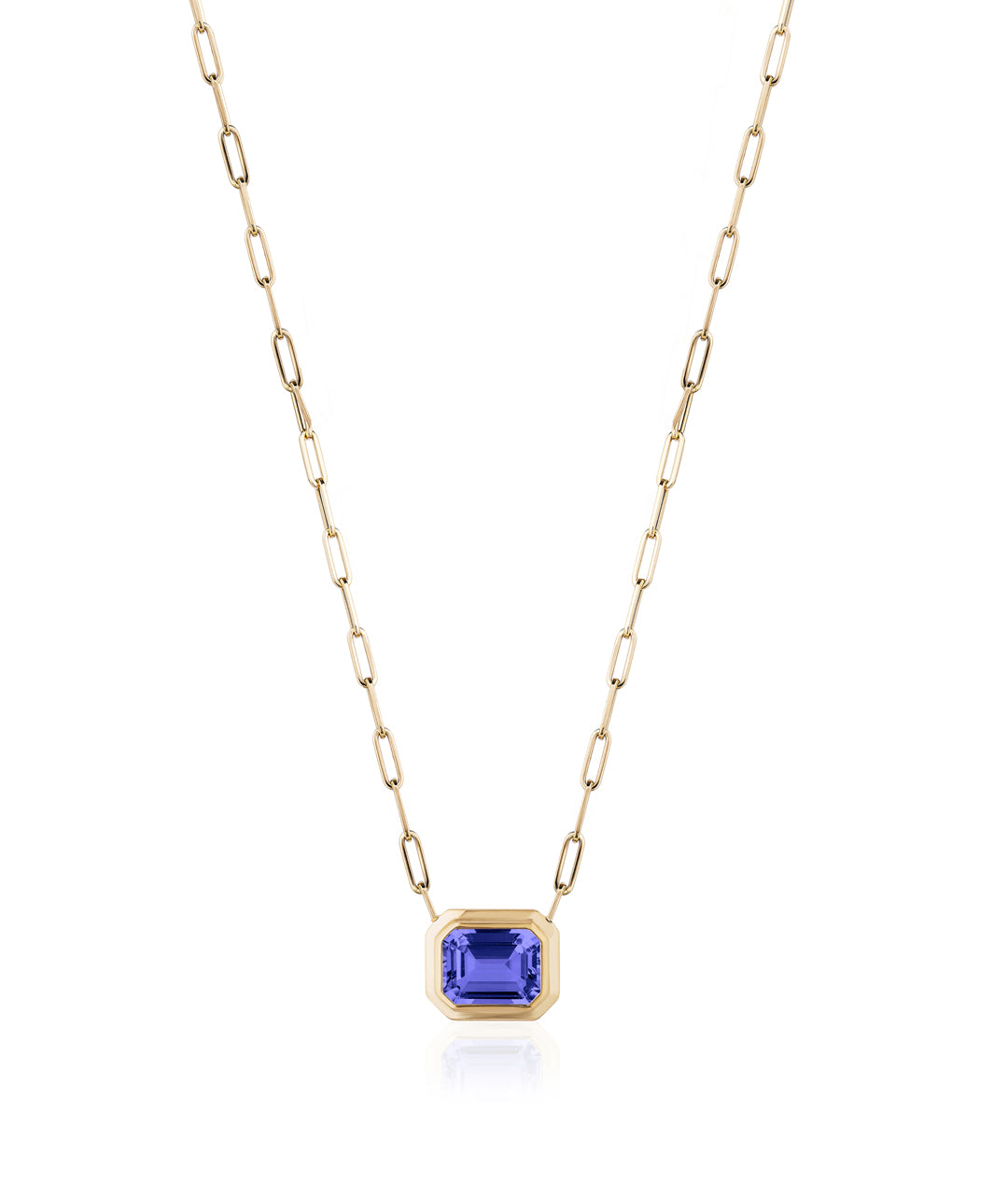Yellow gold-Tanzanite