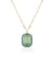 Prasiolite with Malachite