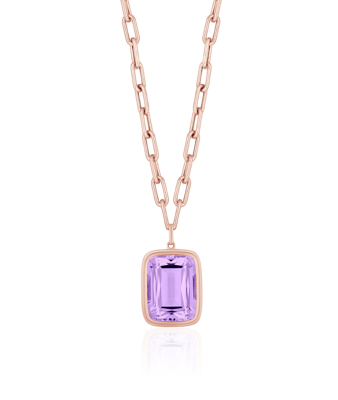 Rose gold-Lavender Amethyst