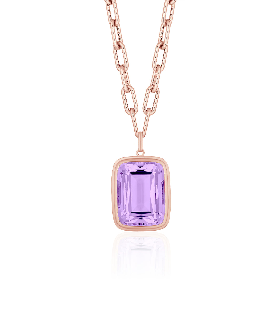 Rose gold-Lavender Amethyst