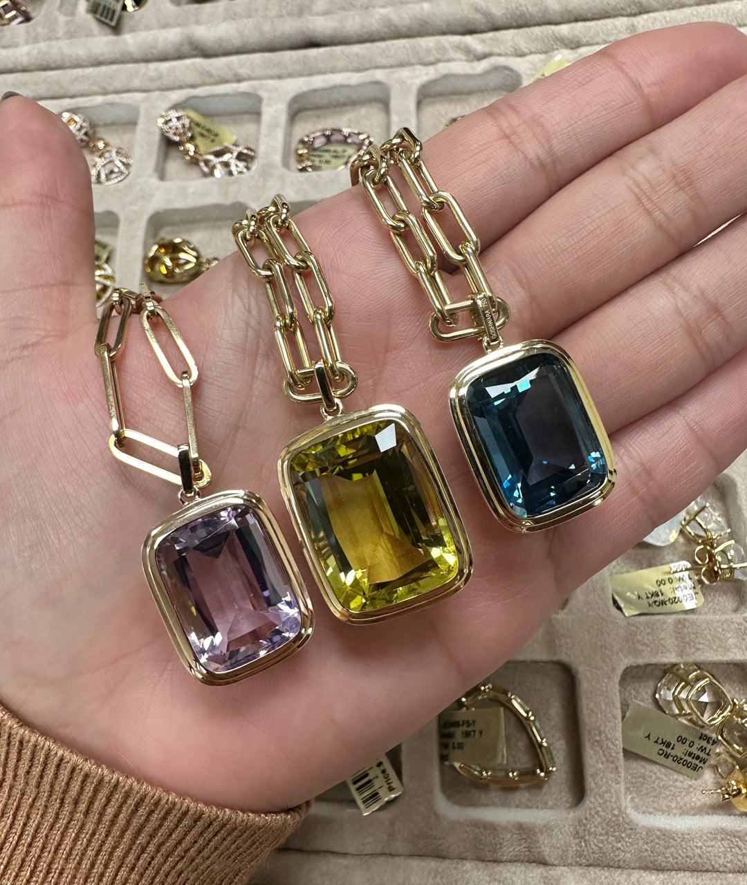 Rose gold-Lavender Amethyst