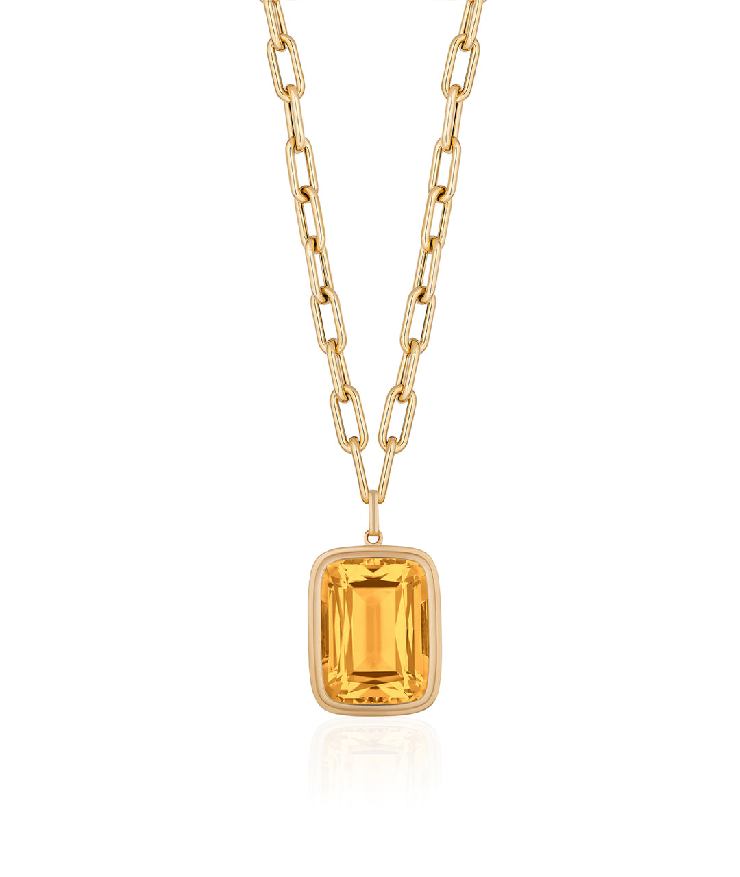 Yellow gold-Citrine