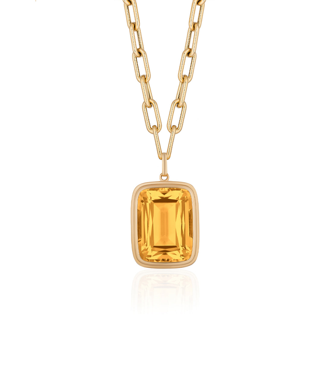 Yellow gold-Citrine