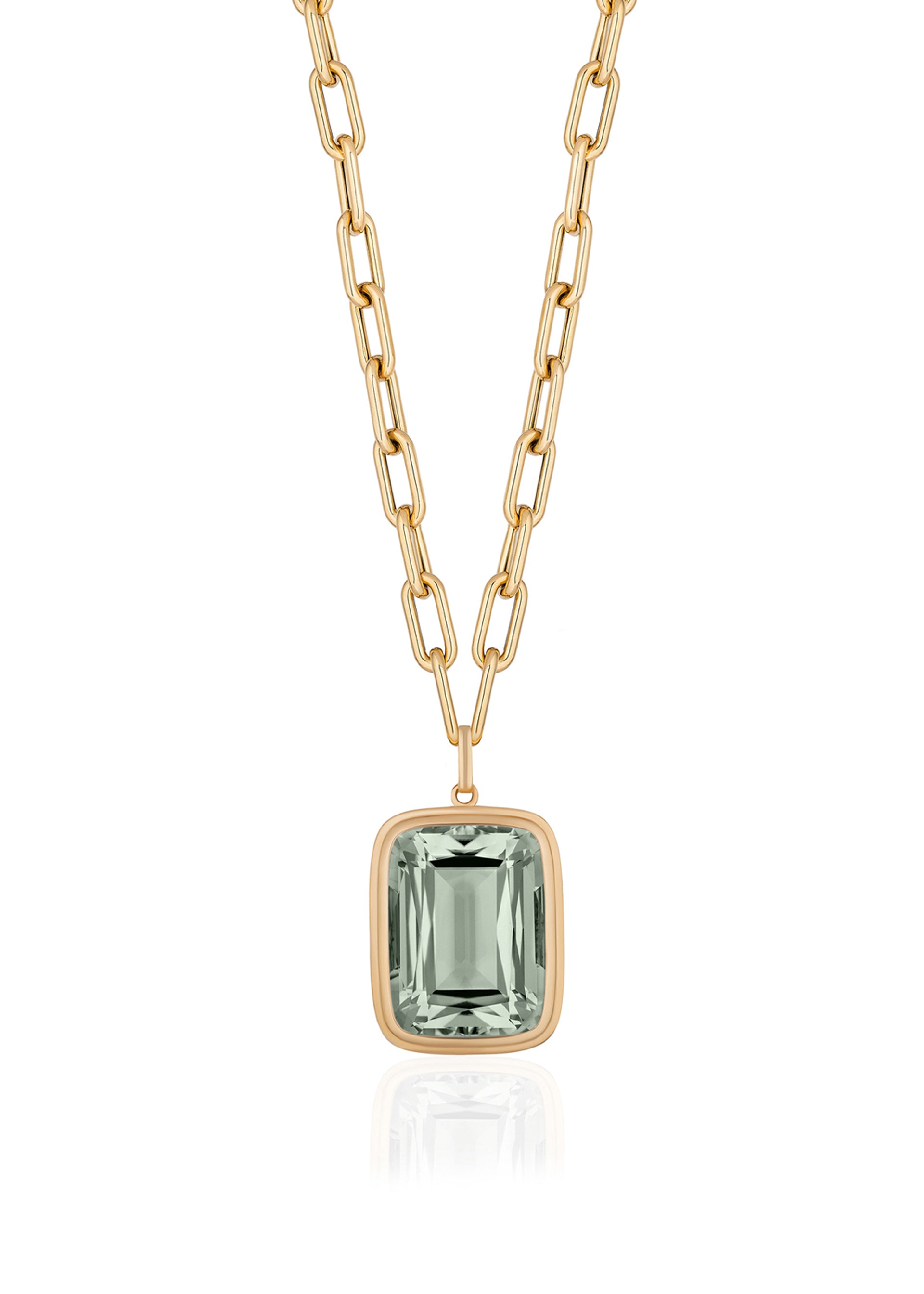 Yellow gold-Prasiolite