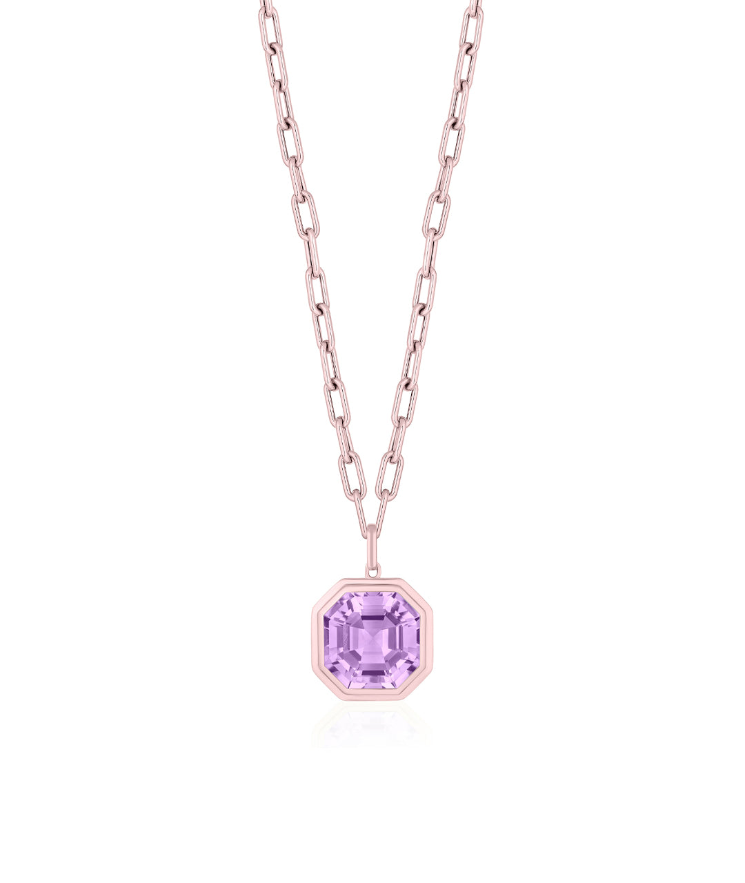 Rose gold-Lavender Amethyst