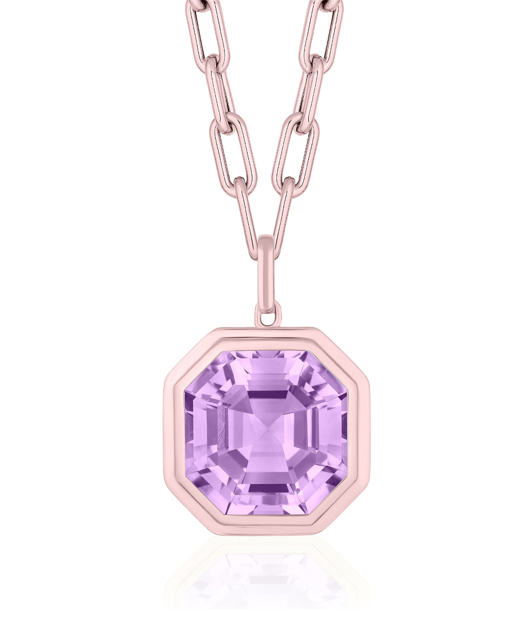 Rose gold-Lavender Amethyst