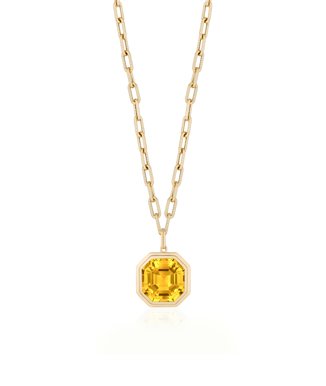 Yellow gold-Citrine