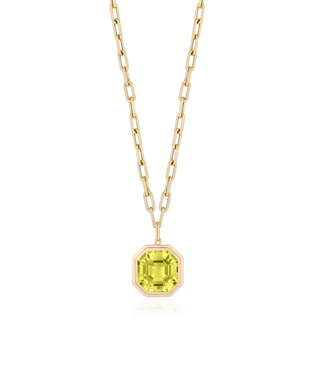 Yellow gold-Lemon Quartz