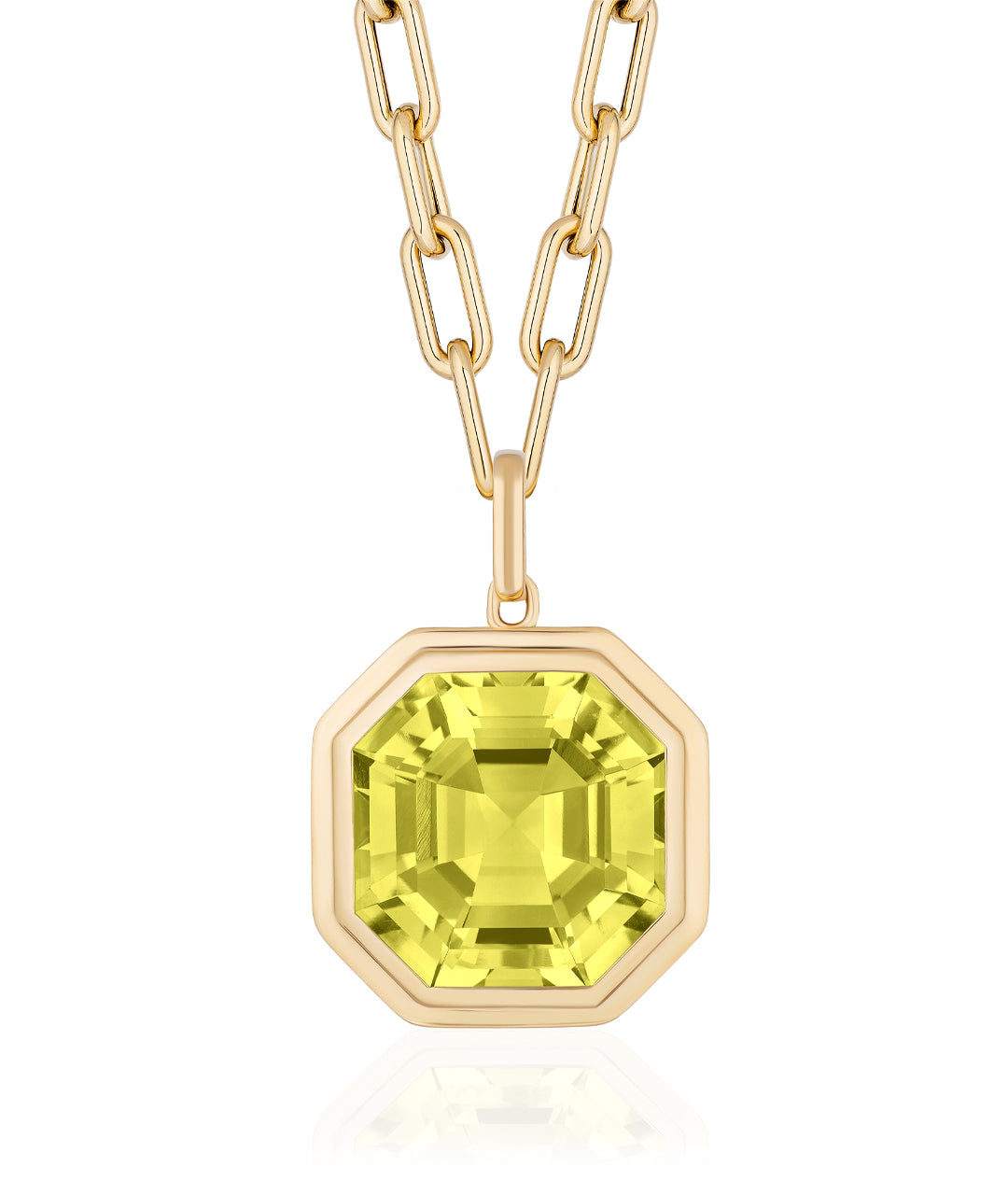 Yellow gold-Lemon Quartz