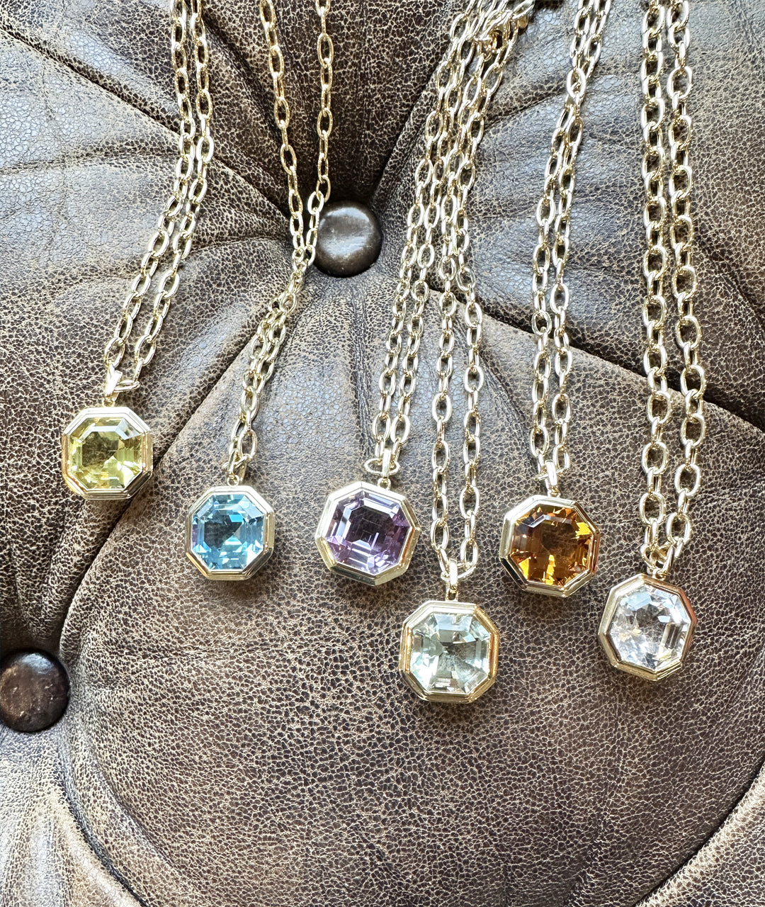 Asscher Cut Octagon Pendant