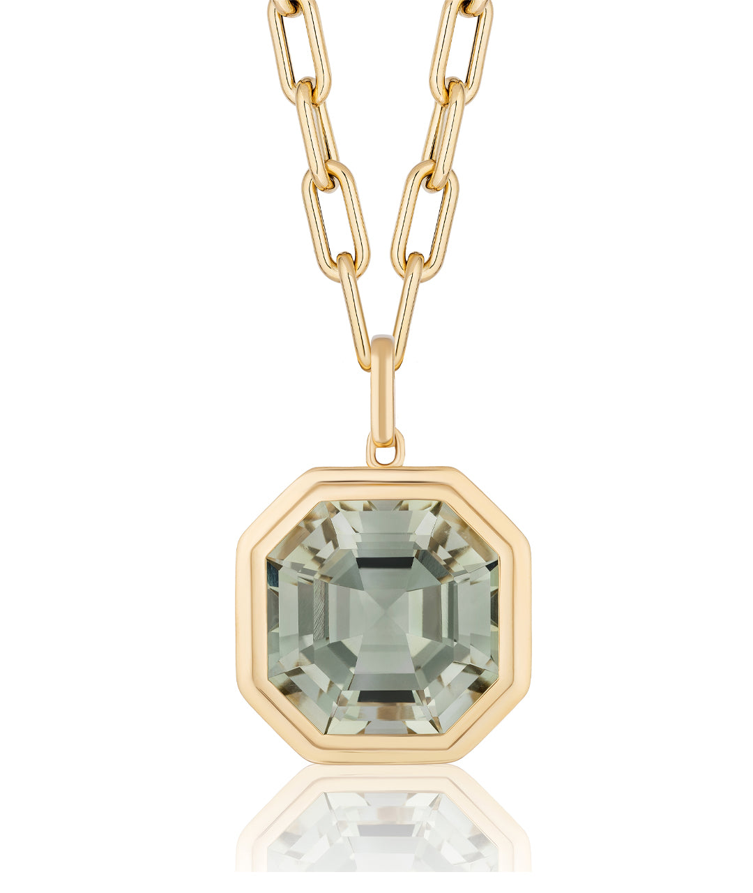 Yellow gold-Prasiolite