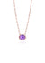 Amethyst with Pink Opal - Pink Gold