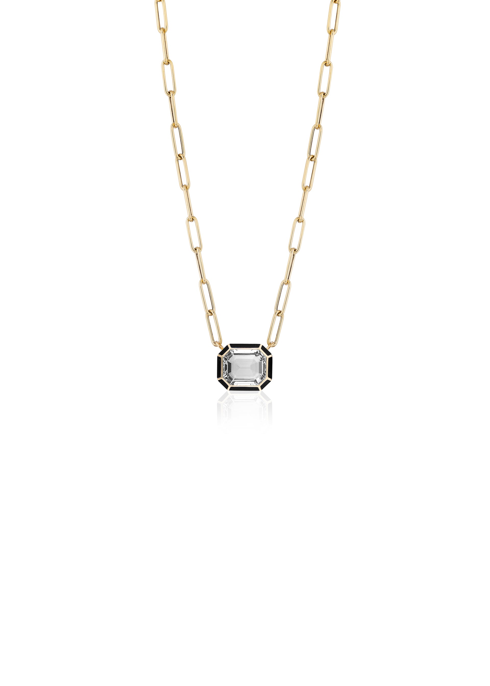 Rock Crystal with Onyx