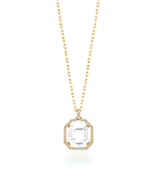 Yellow gold-Moon Quartz