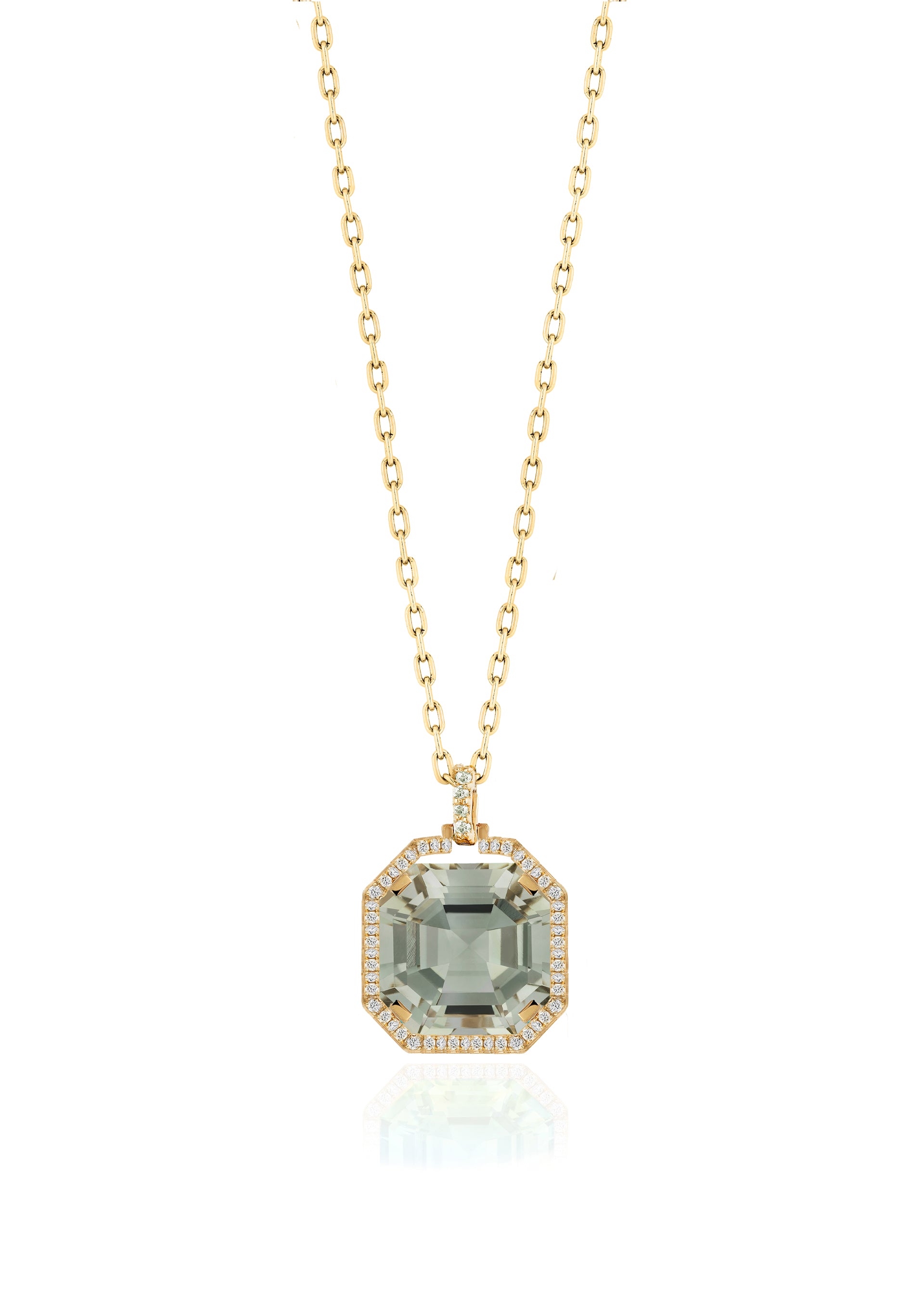 Yellow gold-Prasiolite