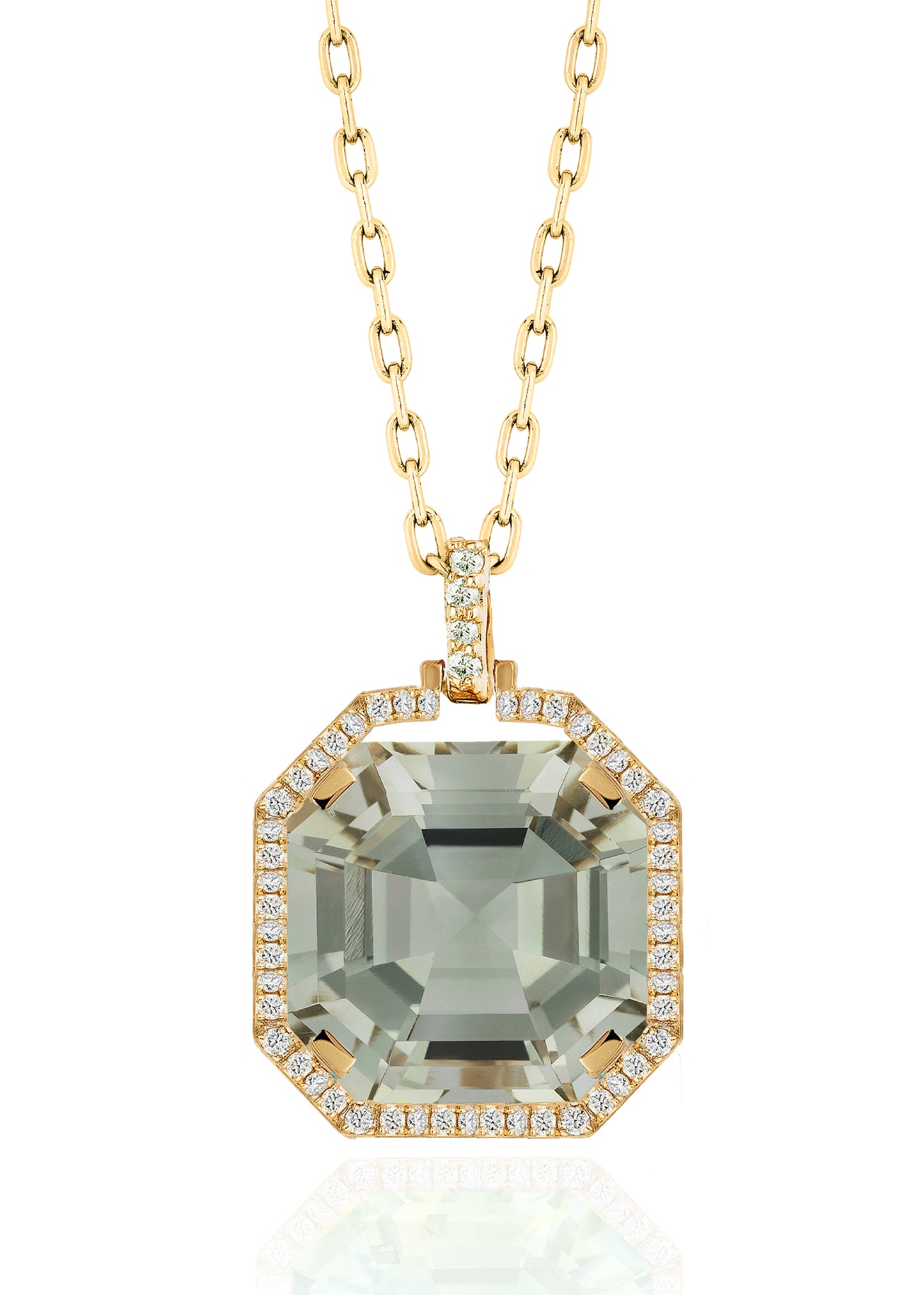 Yellow gold-Prasiolite