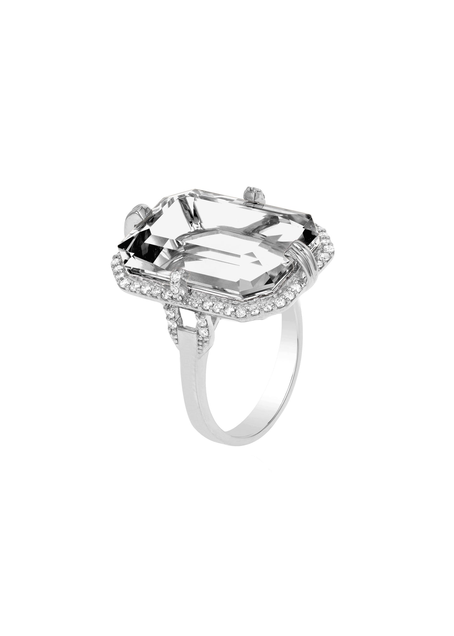 Emerald Cut Ring Metal Sample