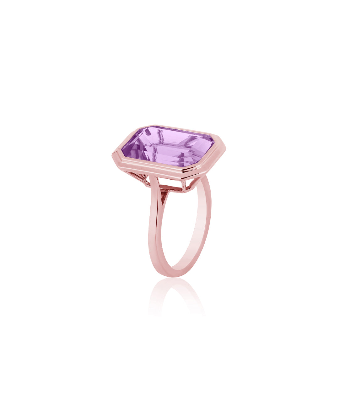 Rose gold-Lavender Amethyst