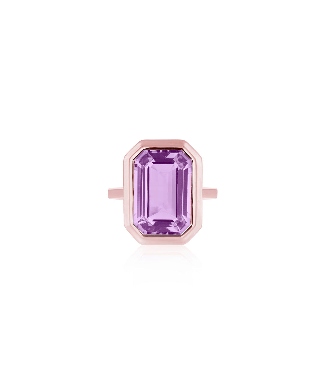 Rose gold-Lavender Amethyst