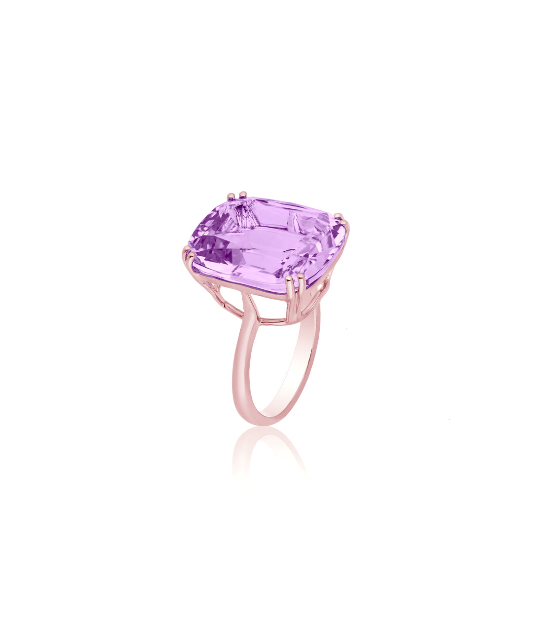 Rose gold-Lavender Amethyst