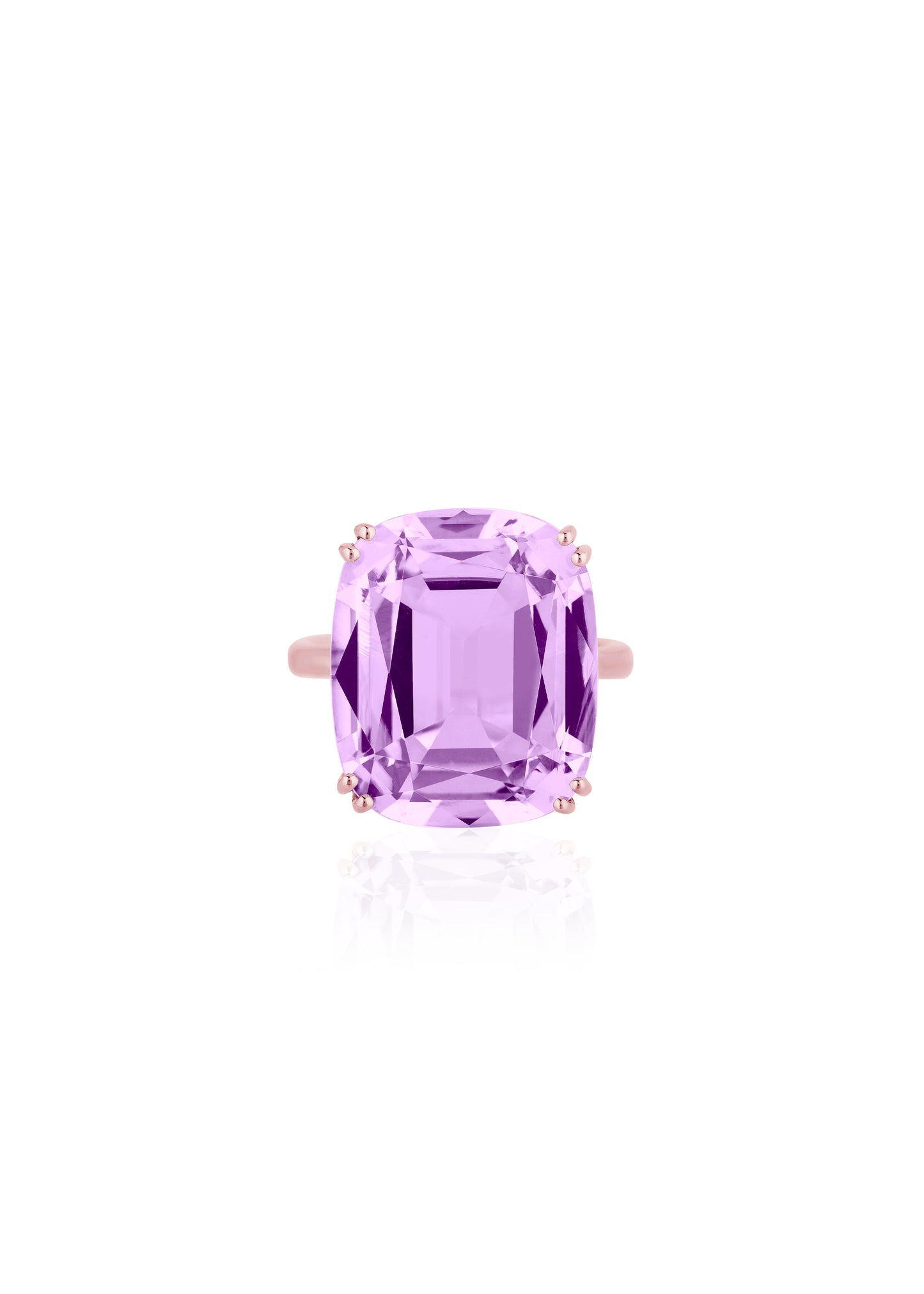 Rose gold-Lavender Amethyst