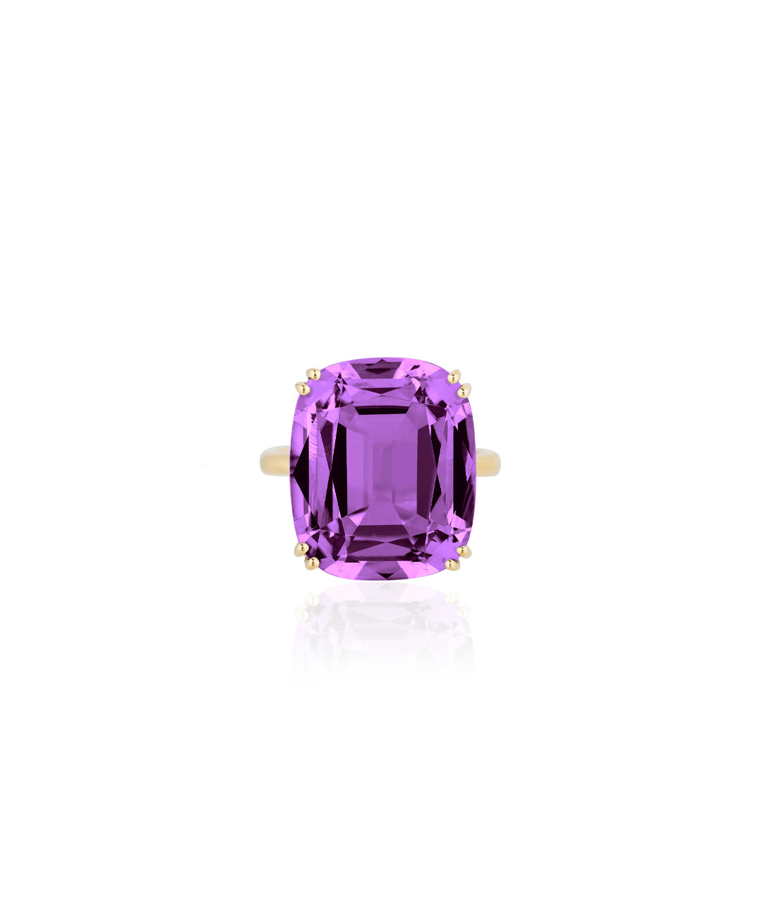 Cushion Cocktail Ring – Gossip Collection | 18K Yellow Gold | Goshwara
