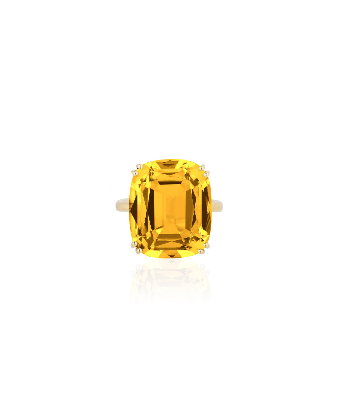 Yellow gold-Citrine