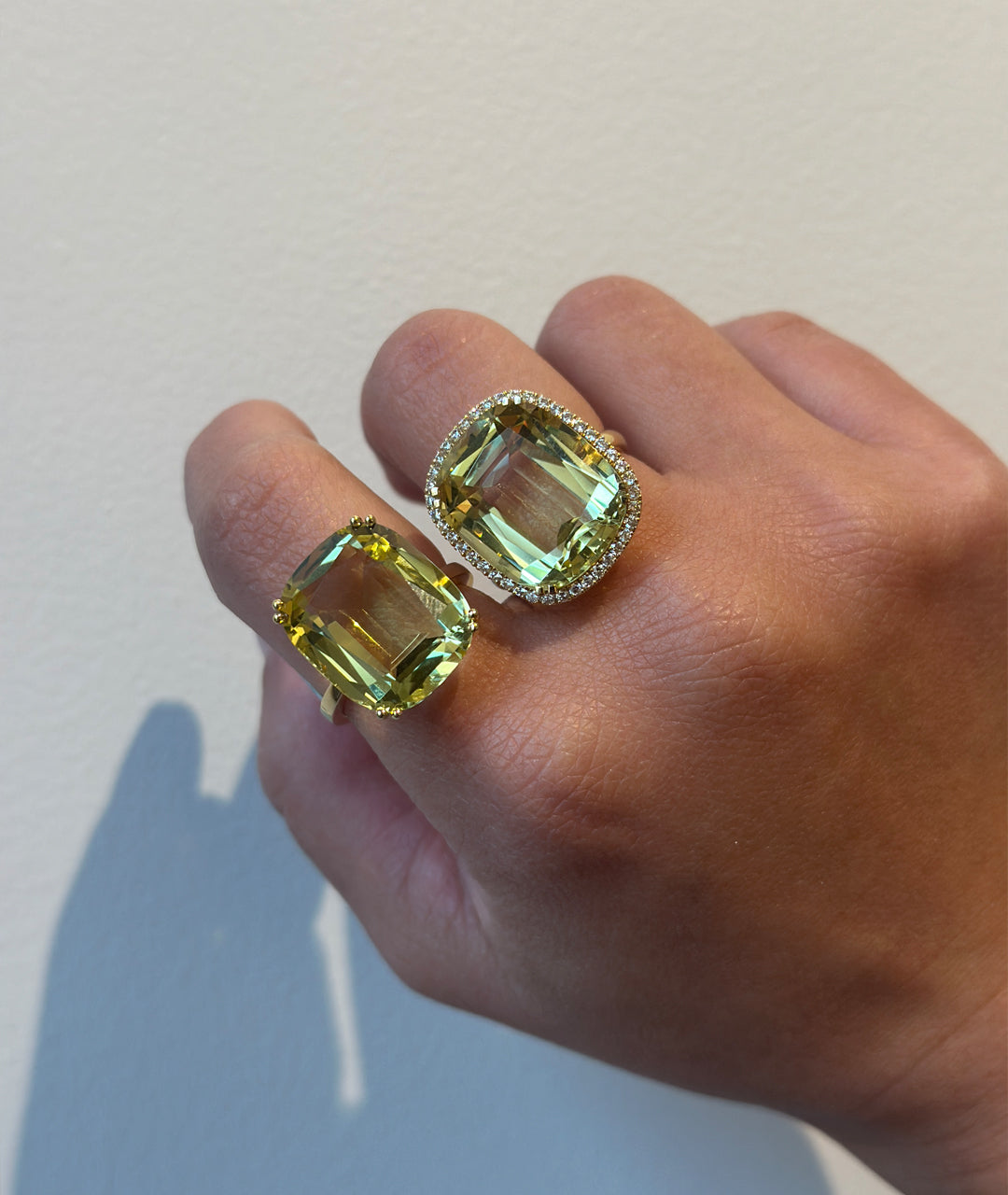 Yellow gold-Lemon Quartz