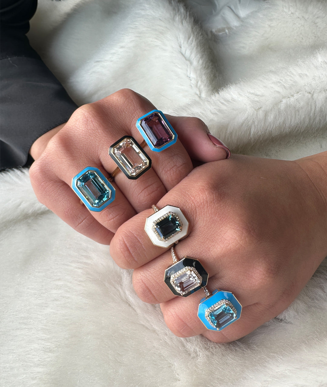 Blue Topaz with Turquoise