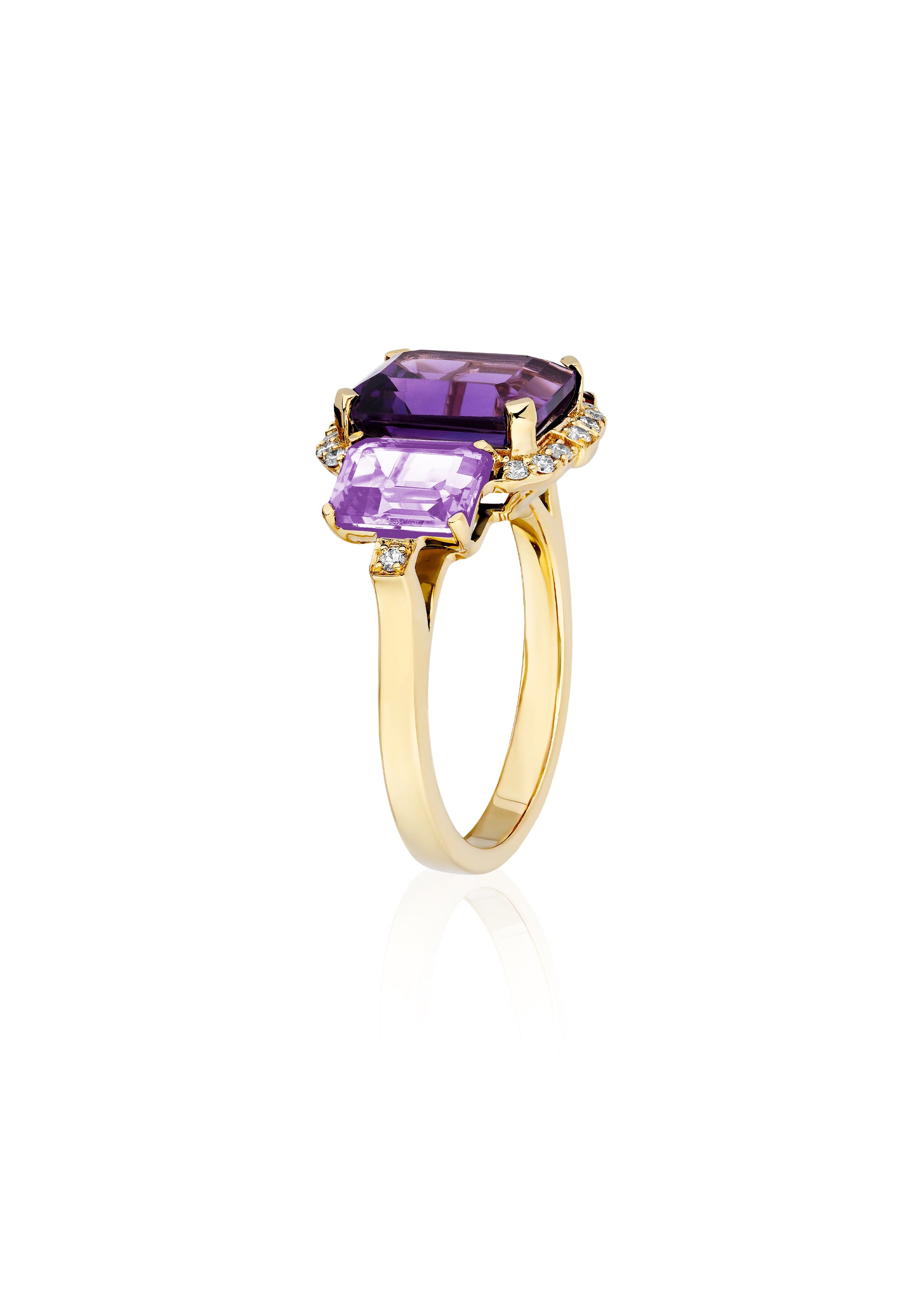 Amethyst with Lavender Amethyst