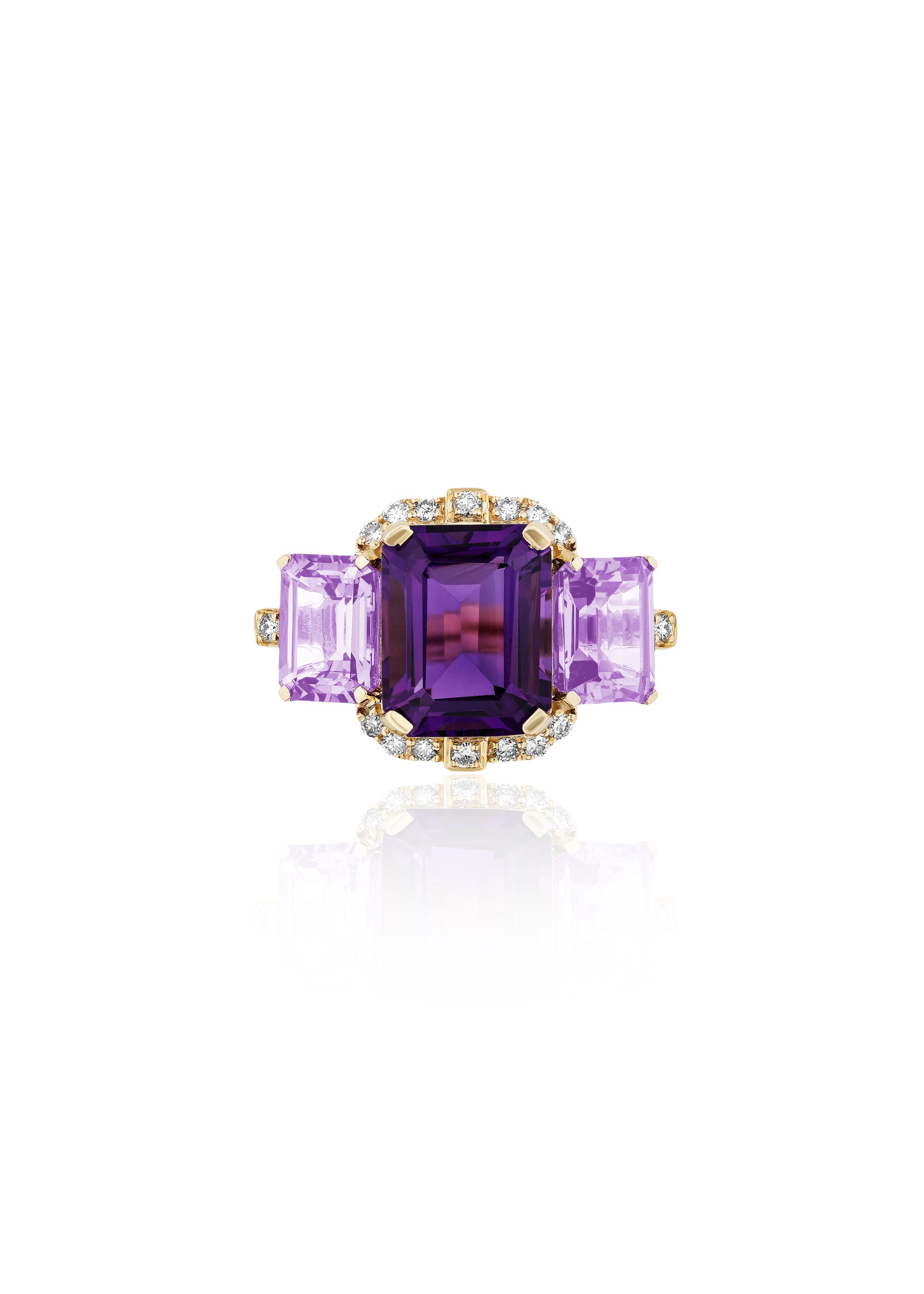Amethyst with Lavender Amethyst