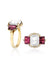 Moon Quartz with Garnet