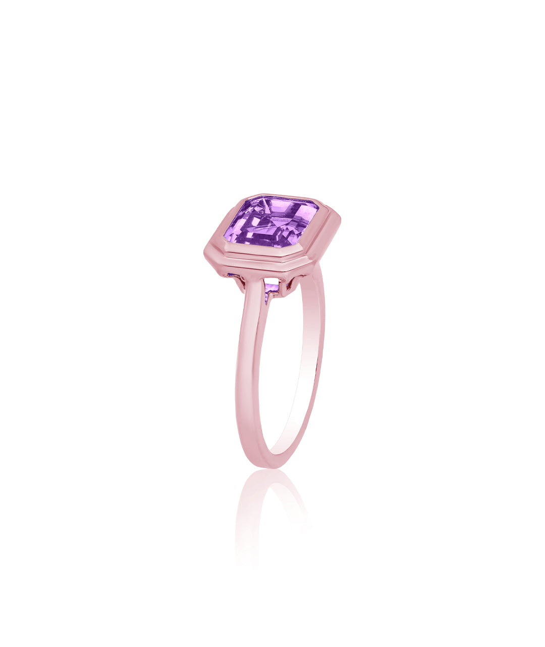 Rose gold-Lavender Amethyst