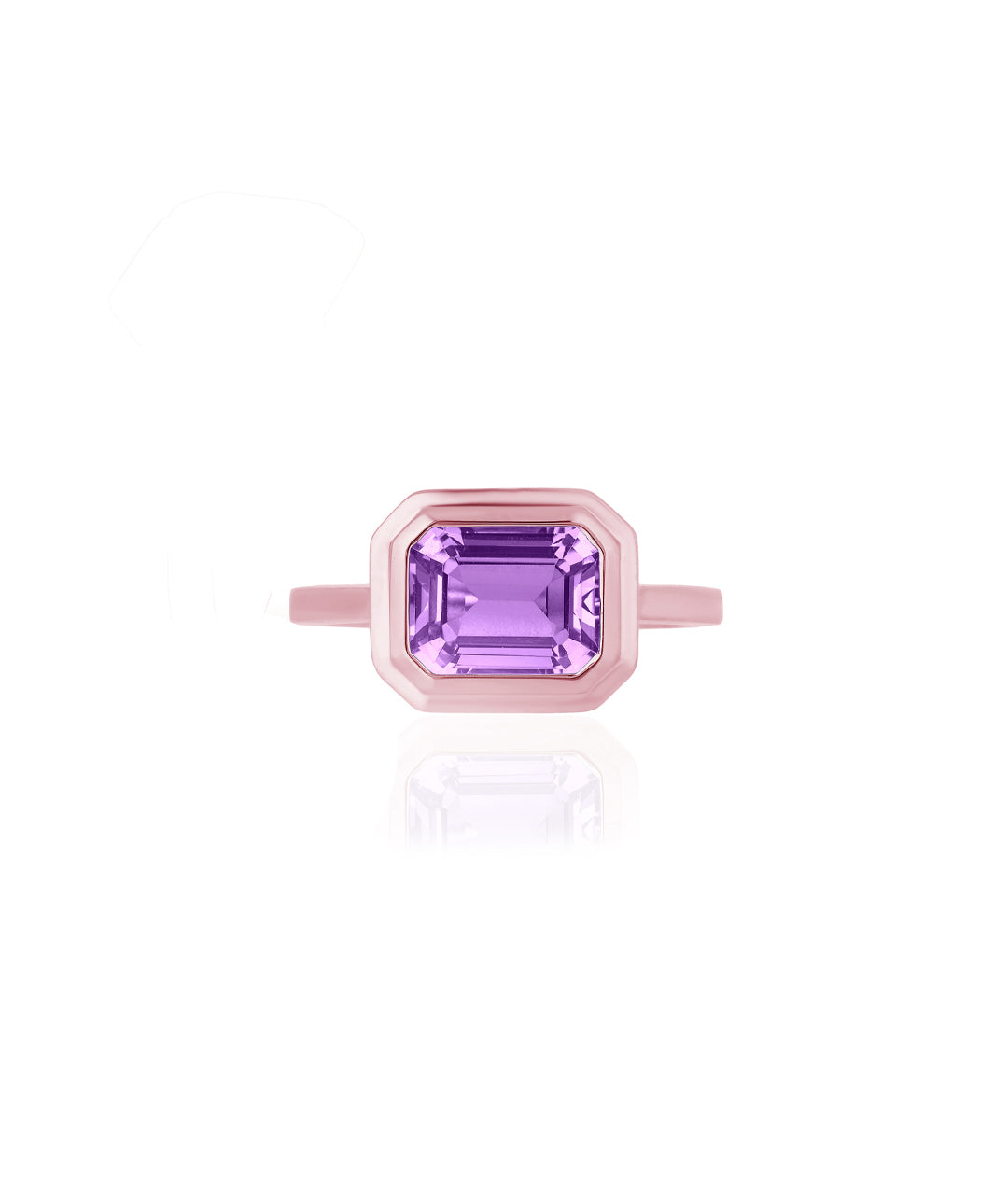 Rose gold-Lavender Amethyst