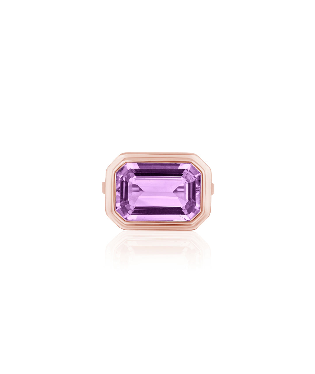 Rose gold-Lavender Amethyst