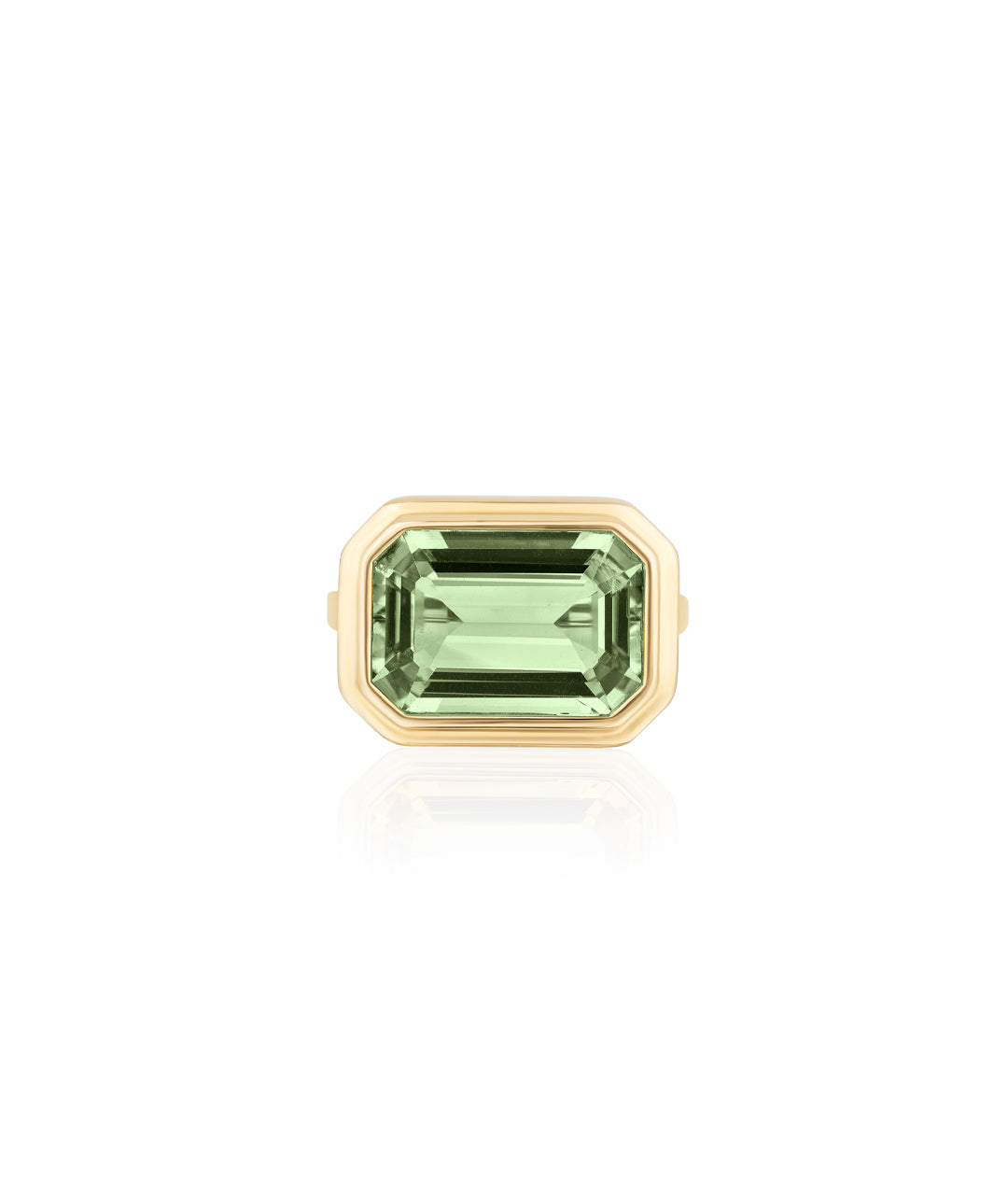 Yellow gold-Prasiolite