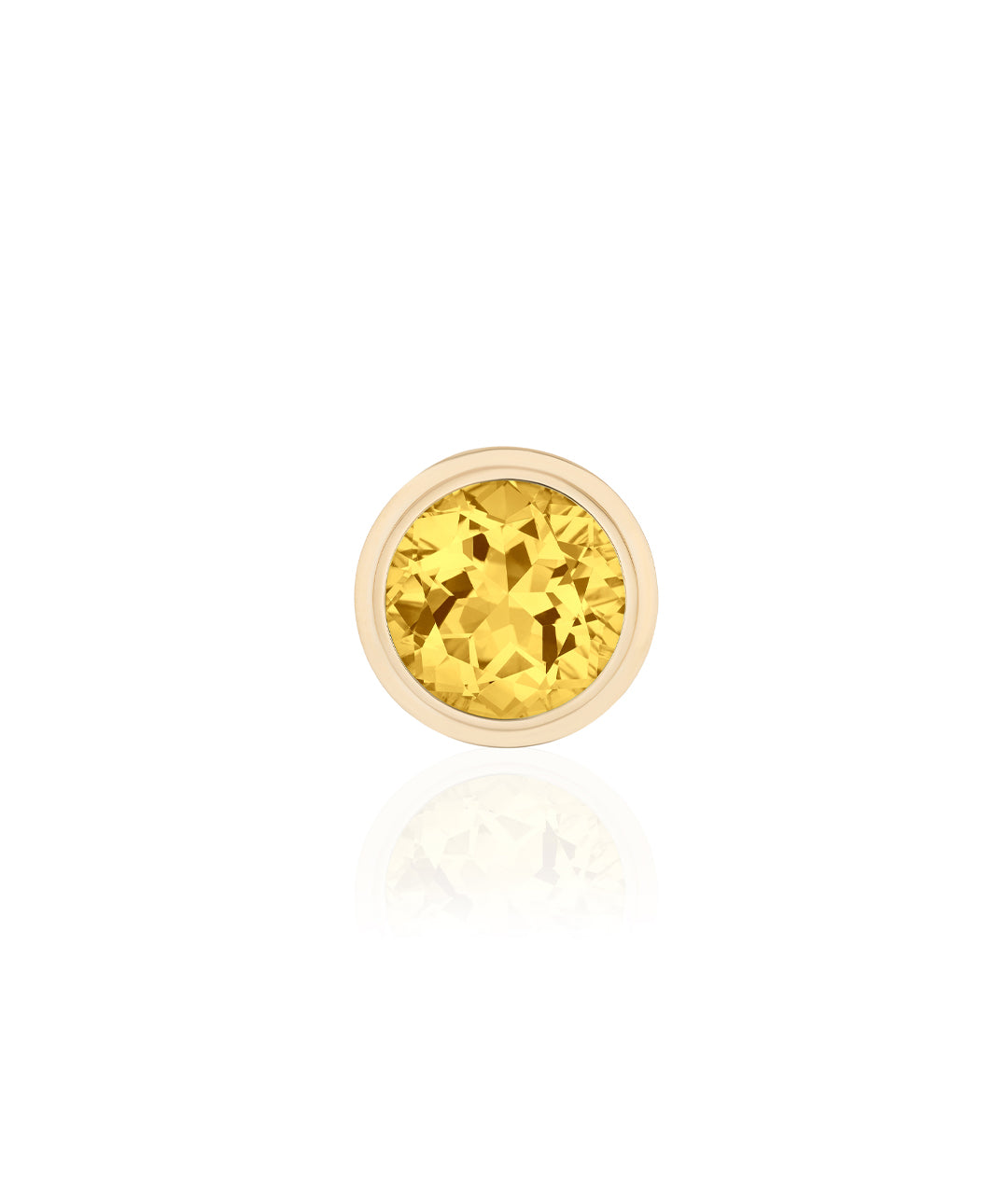 Yellow gold-Citrine