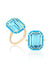 Blue Topaz with Turquoise