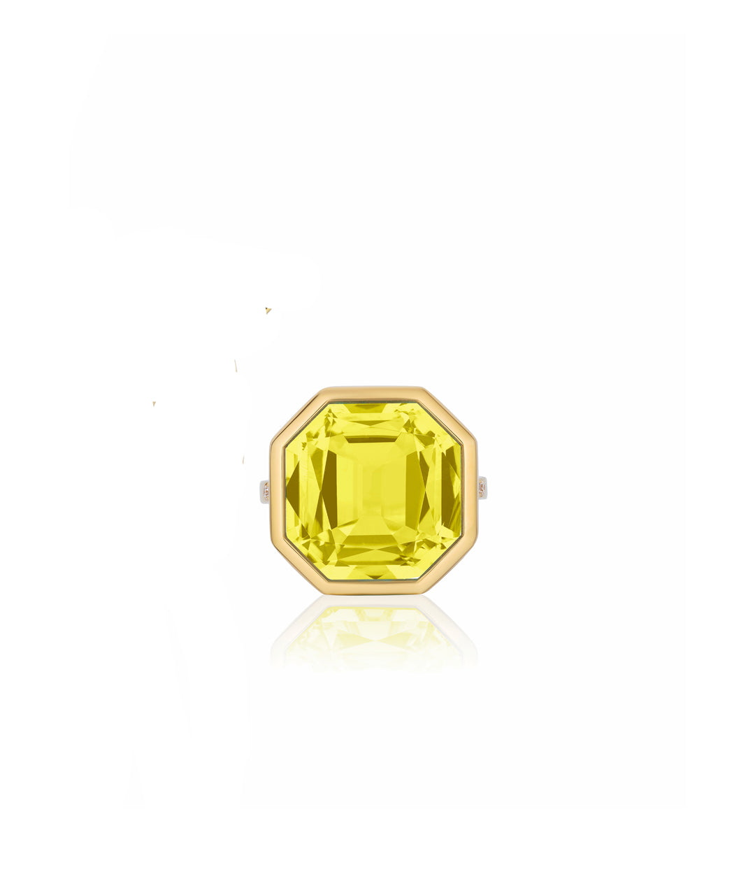 Yellow gold-Lemon Quartz