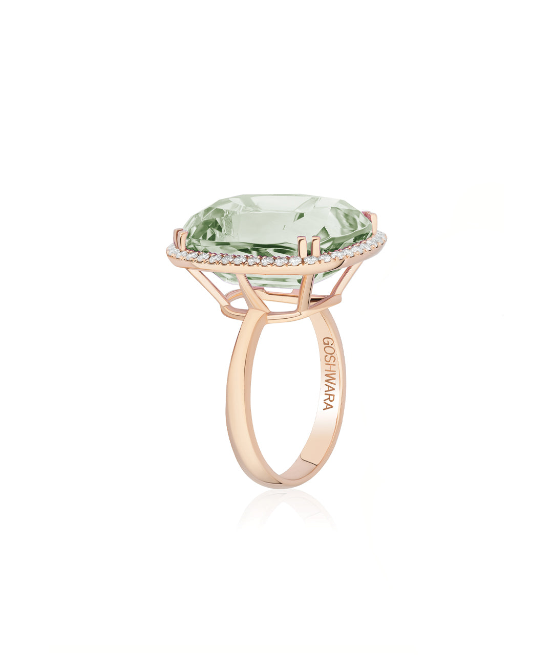 Yellow gold-Prasiolite