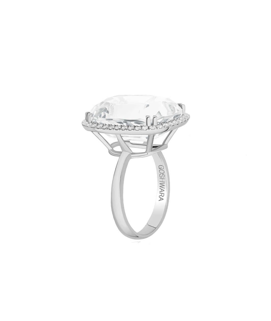 White gold-Rock Crystal