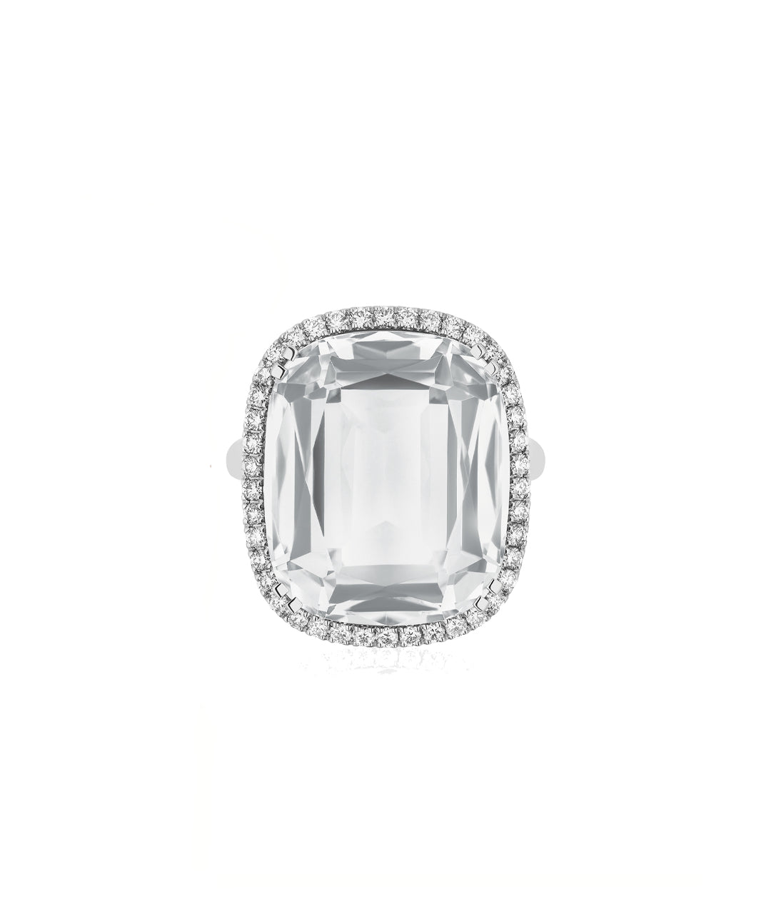 White gold-Rock Crystal