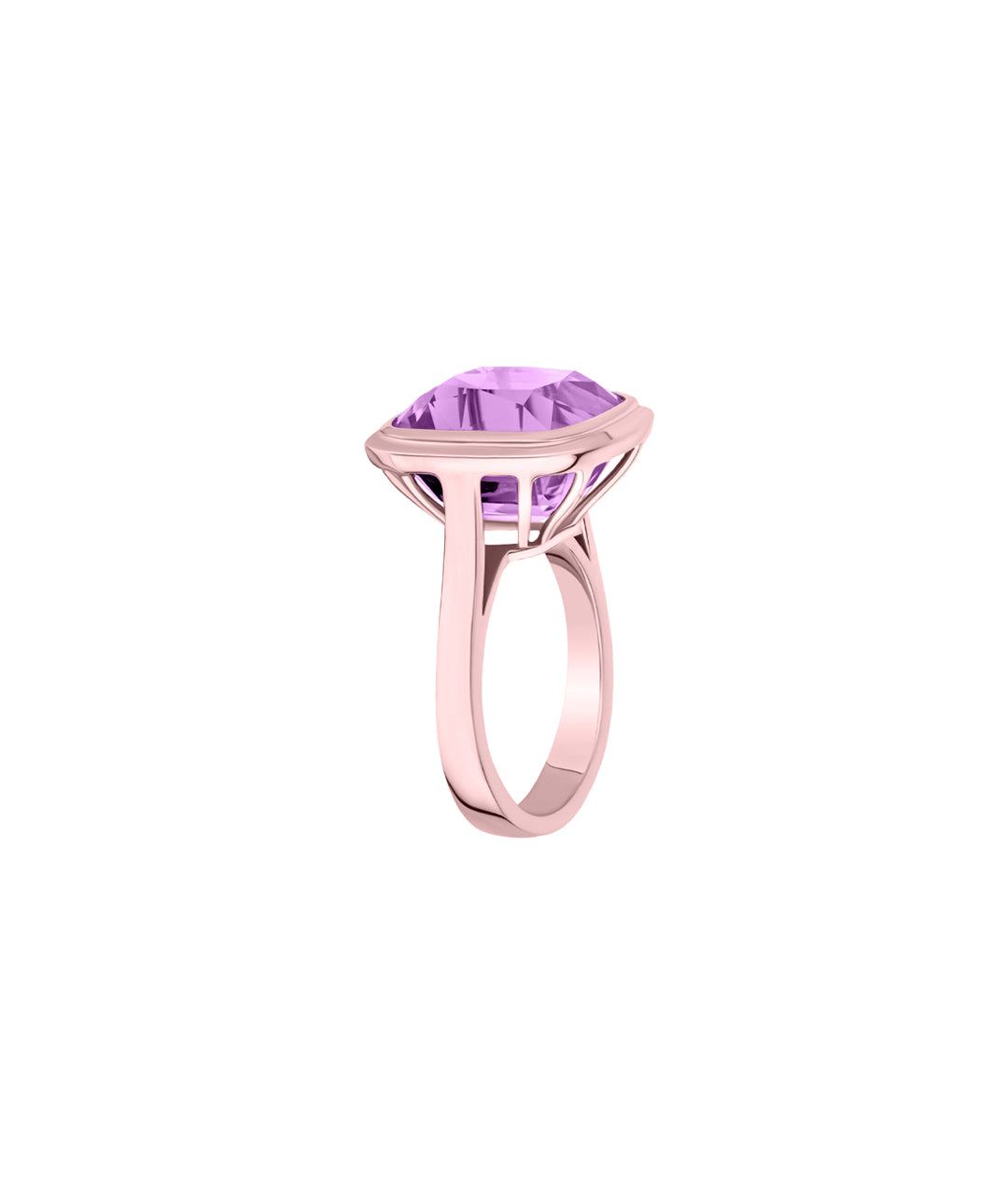 Rose gold-Lavender Amethyst
