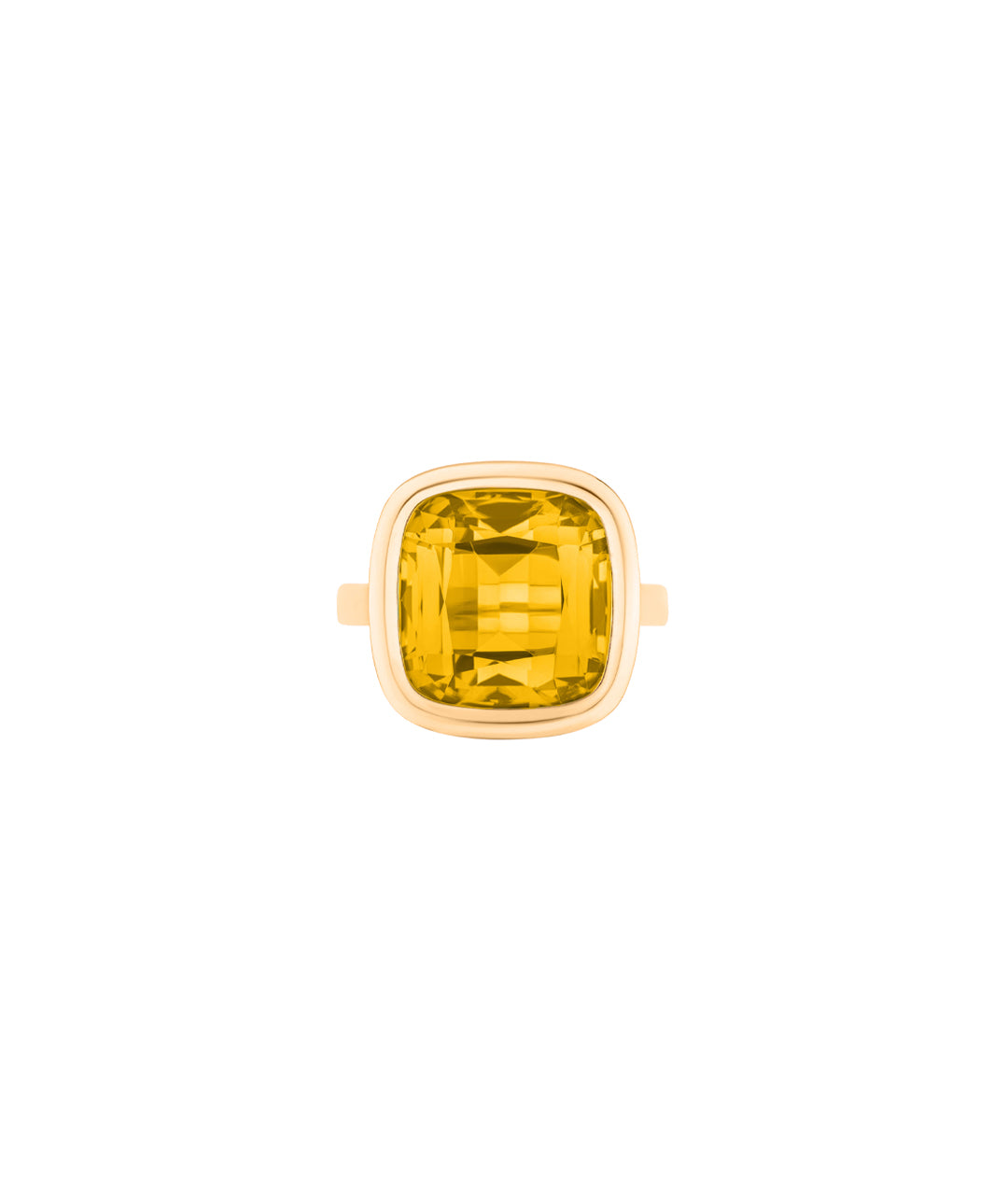 Yellow gold-Citrine