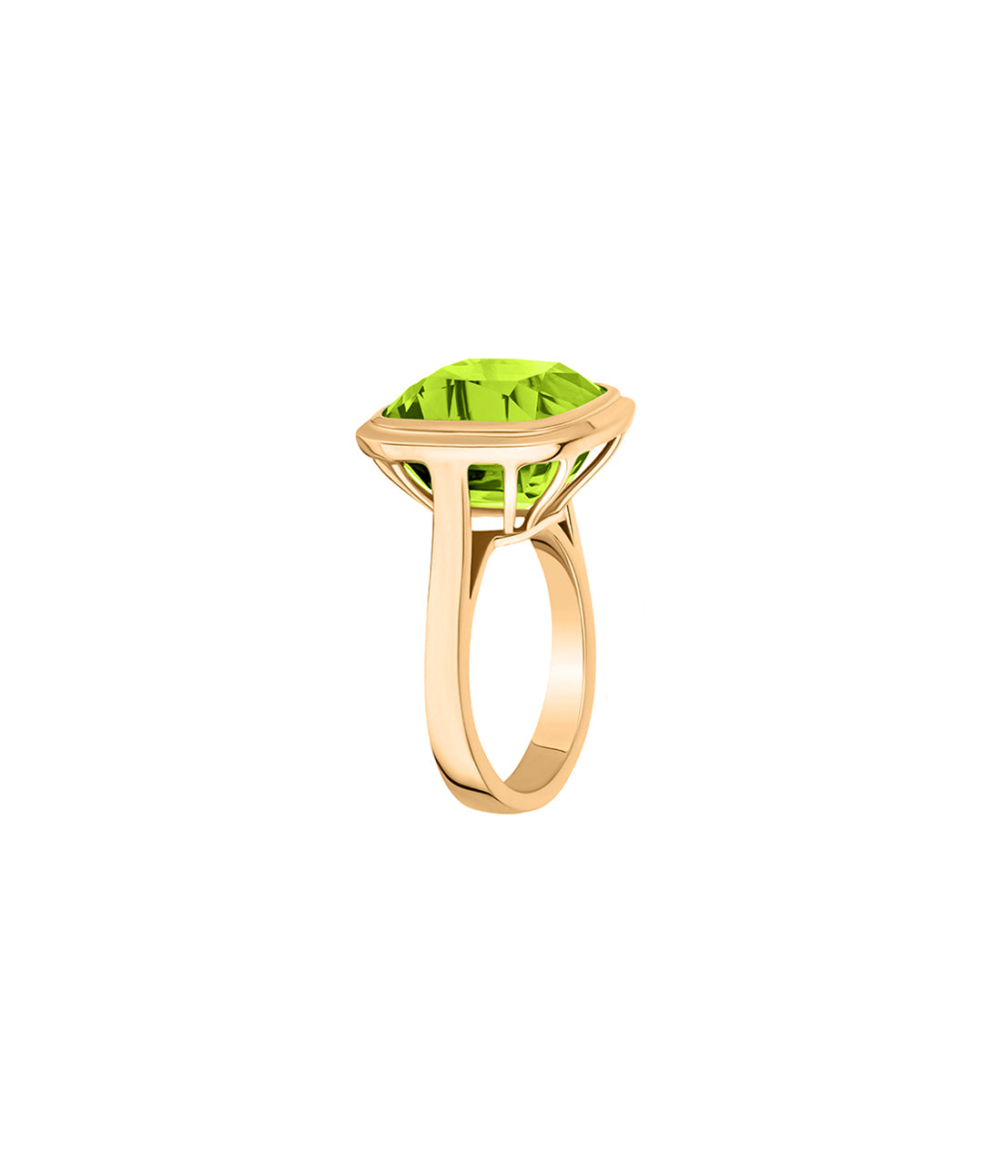Yellow gold-Peridot