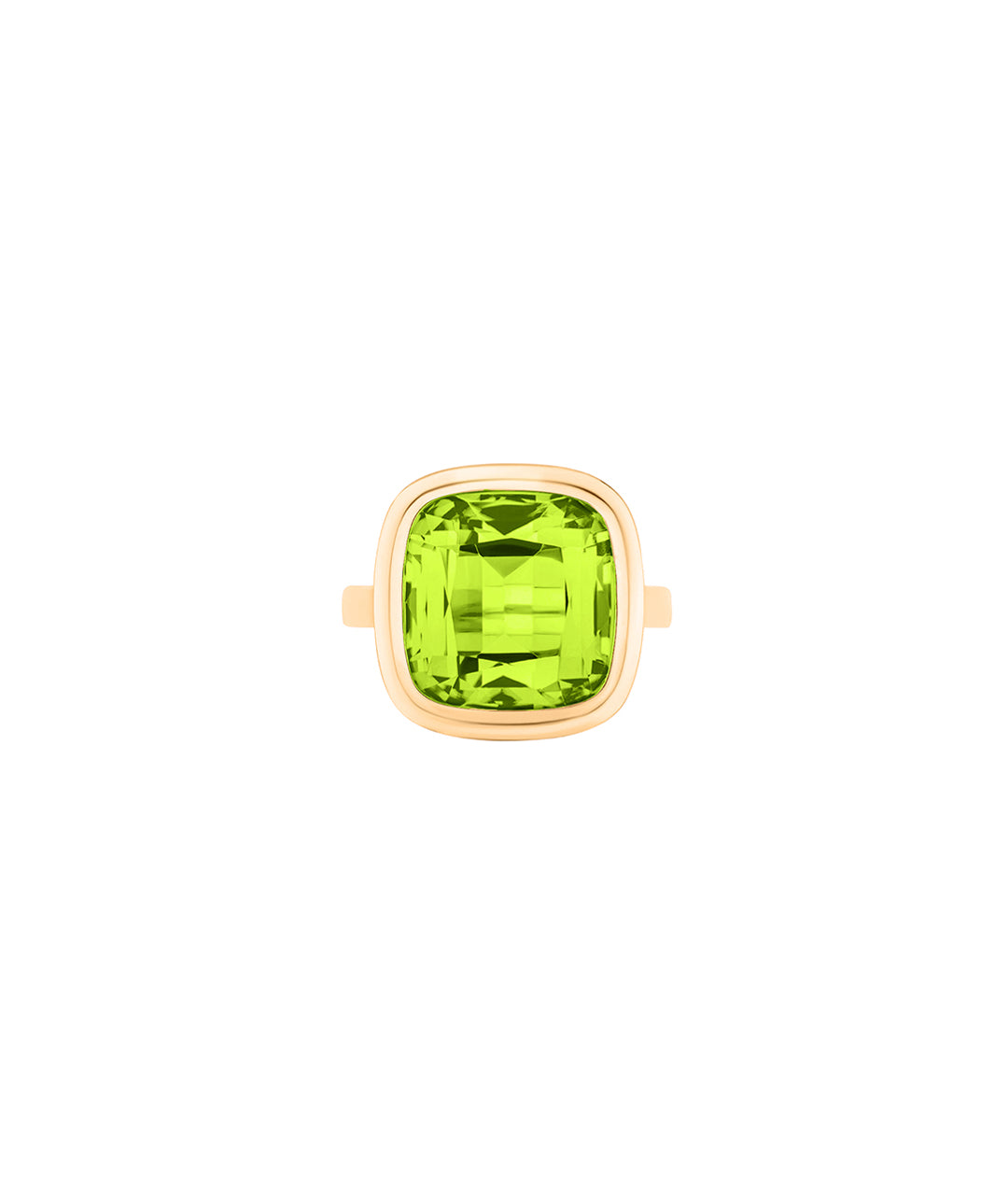Yellow gold-Peridot
