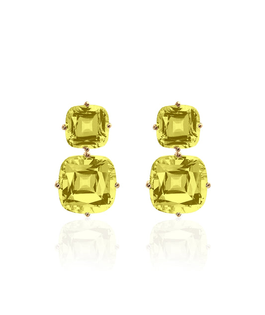 Yellow gold-Lemon Quartz