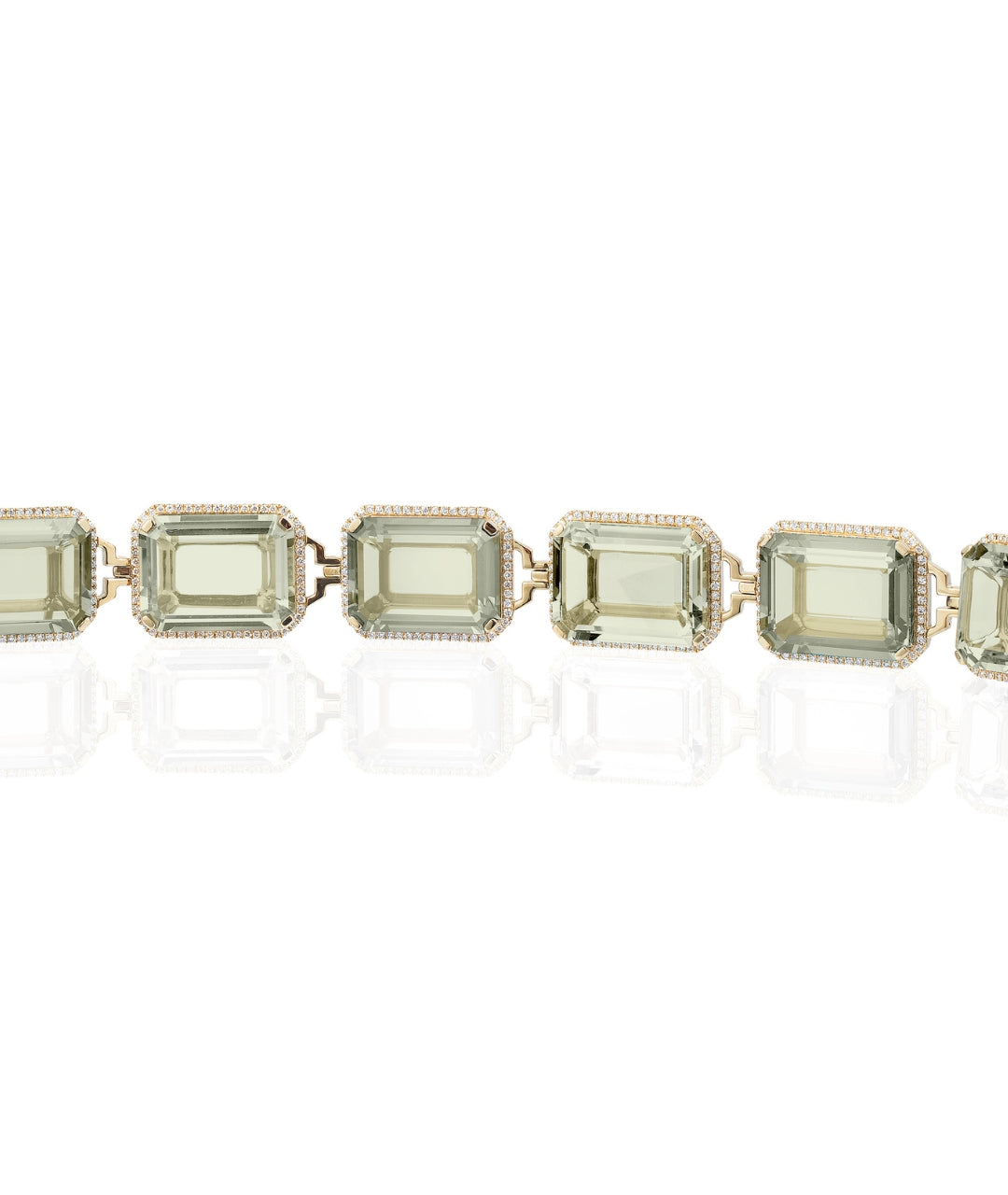 Emerald Cut Diamond Bracelet