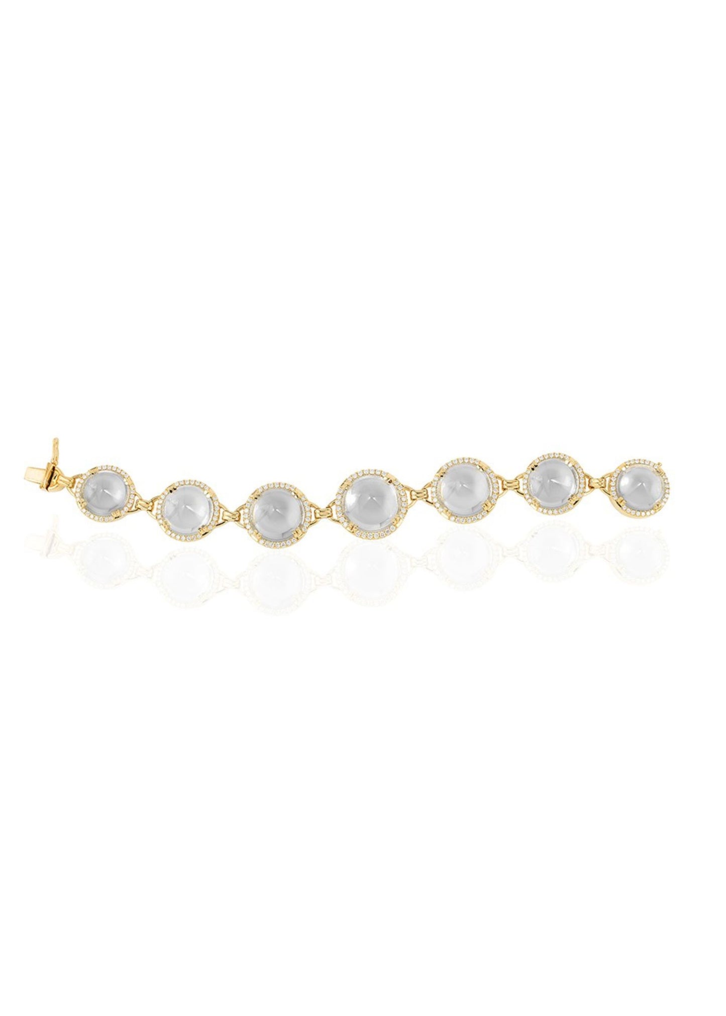 Moon Quartz Cabochon Bracelet
